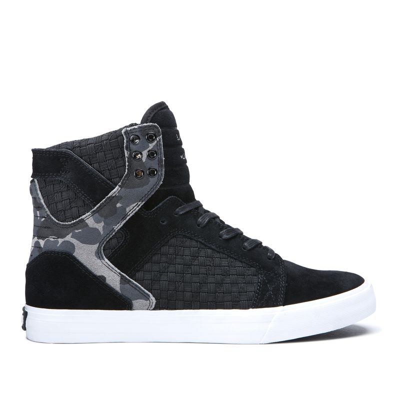 Supra Skytop High Top Schuhe Damen - Schwarz PPW53316